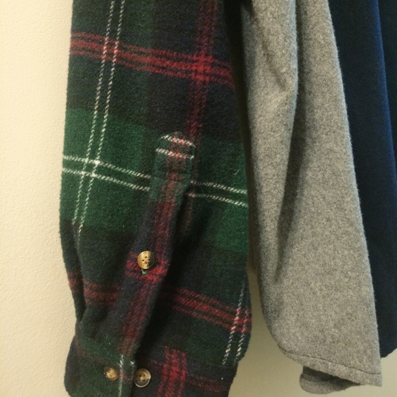 Tommy Hilfiger Wool Blend Multi-Media Button Down Shirts - Picture 4 of 6